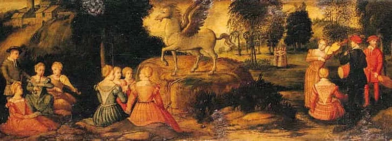 Il Romanino-429-Pegaso e le muse
